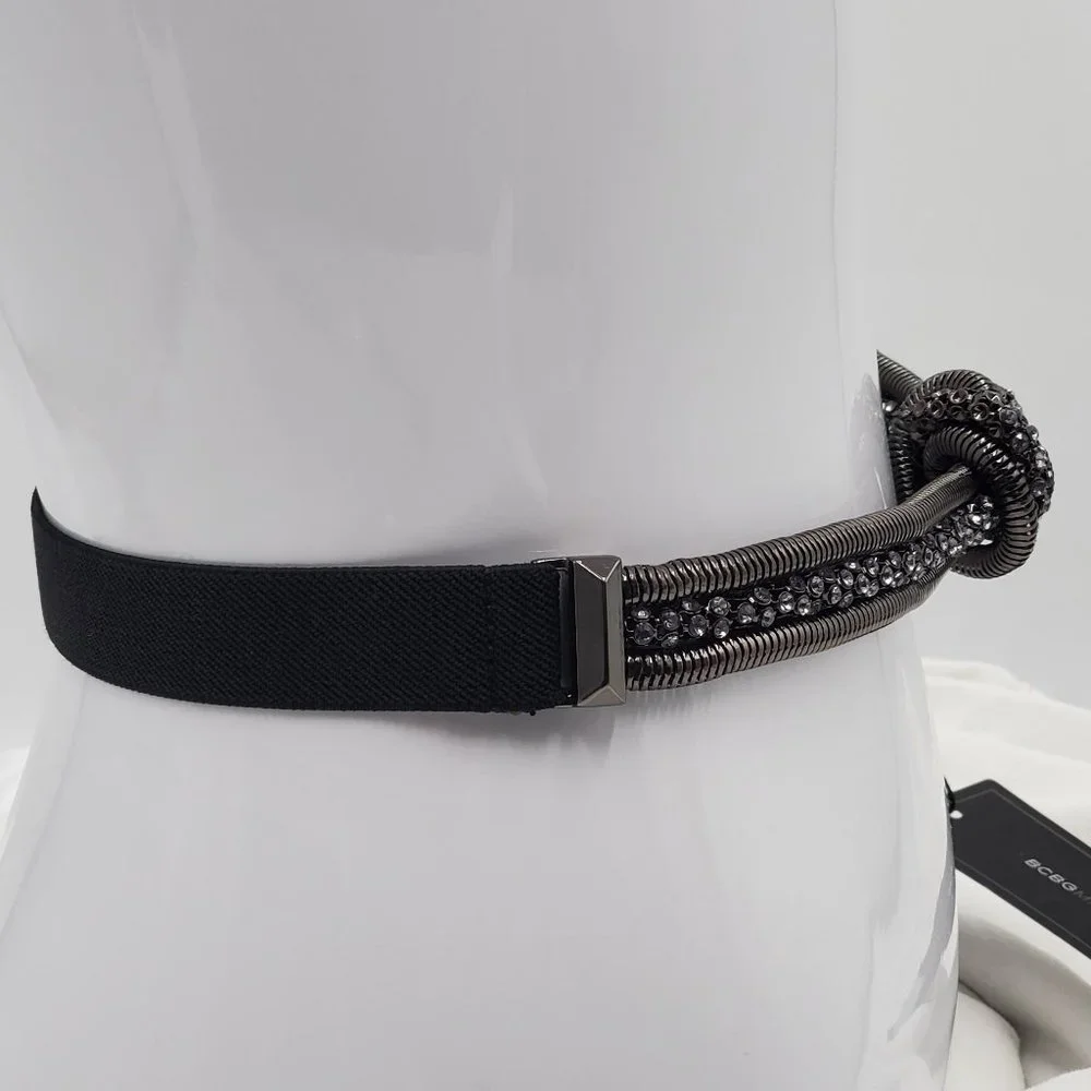 BCBGMaxAzria Knotted Rhinestone Belt - NWT